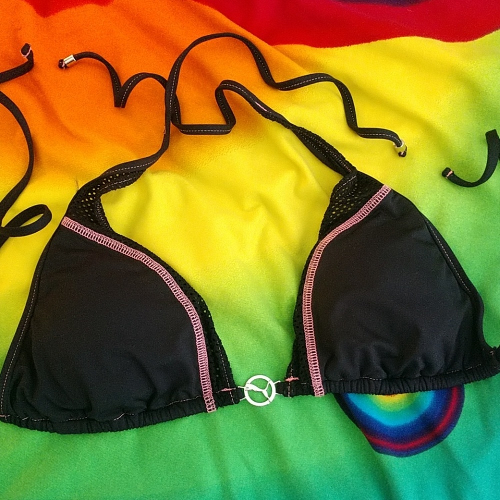 Puma black bikini top